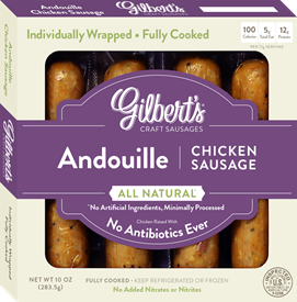 Andouille Chicken Sausage, 10 oz 